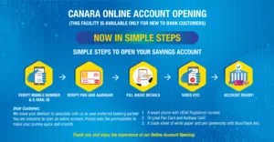 Canara Bank Zero Balance Account Opening Online Apply